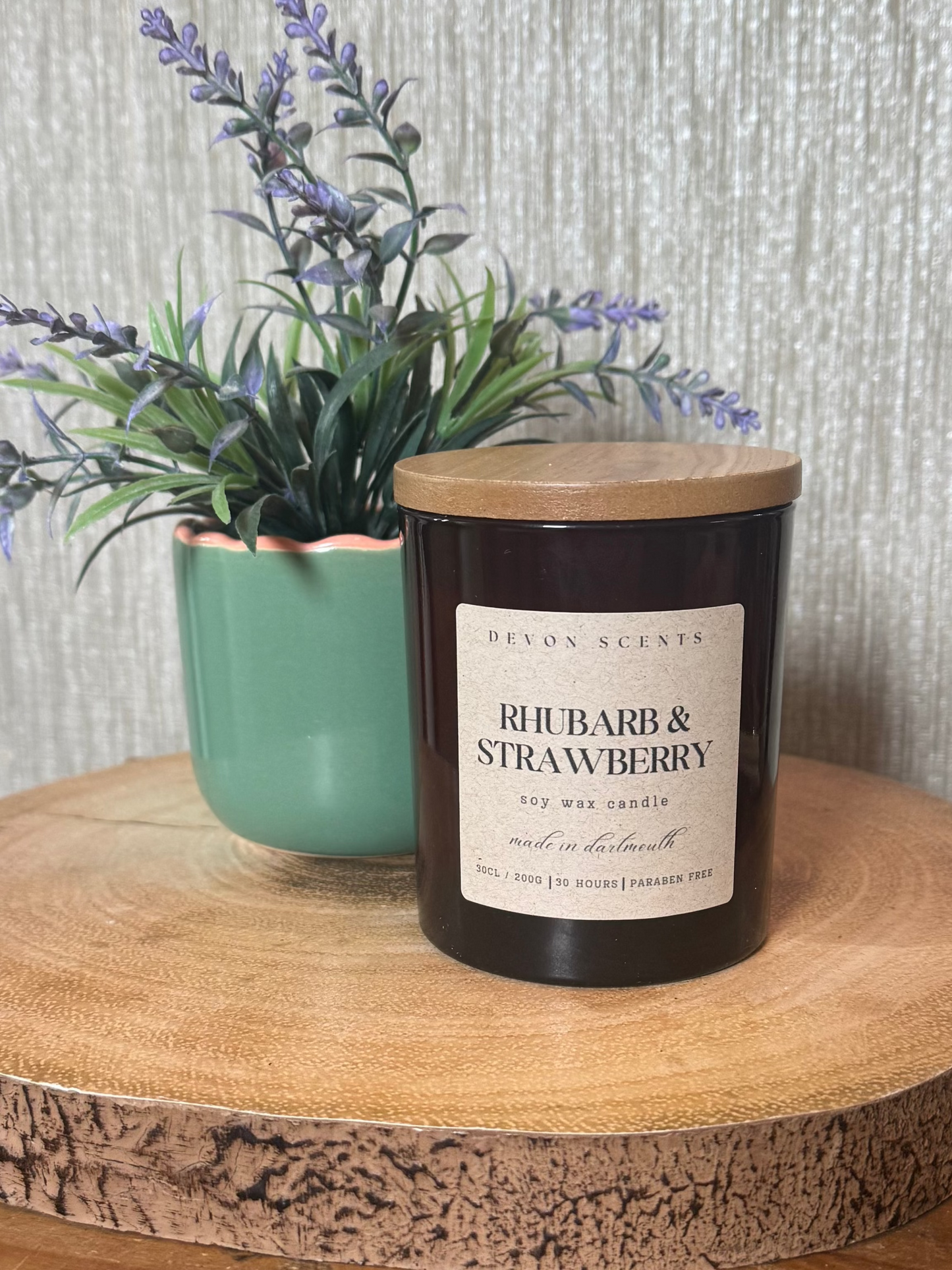 30cl Rhubarb & Strawberry Candle
