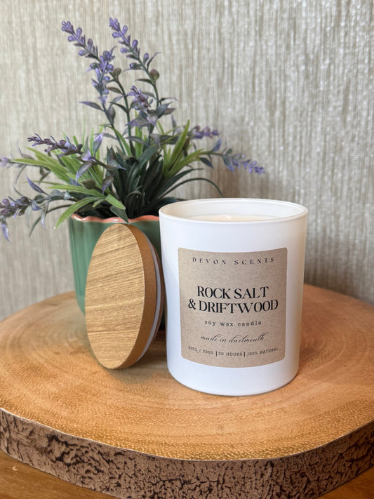 30cl Rock Salt & Driftwood Candle