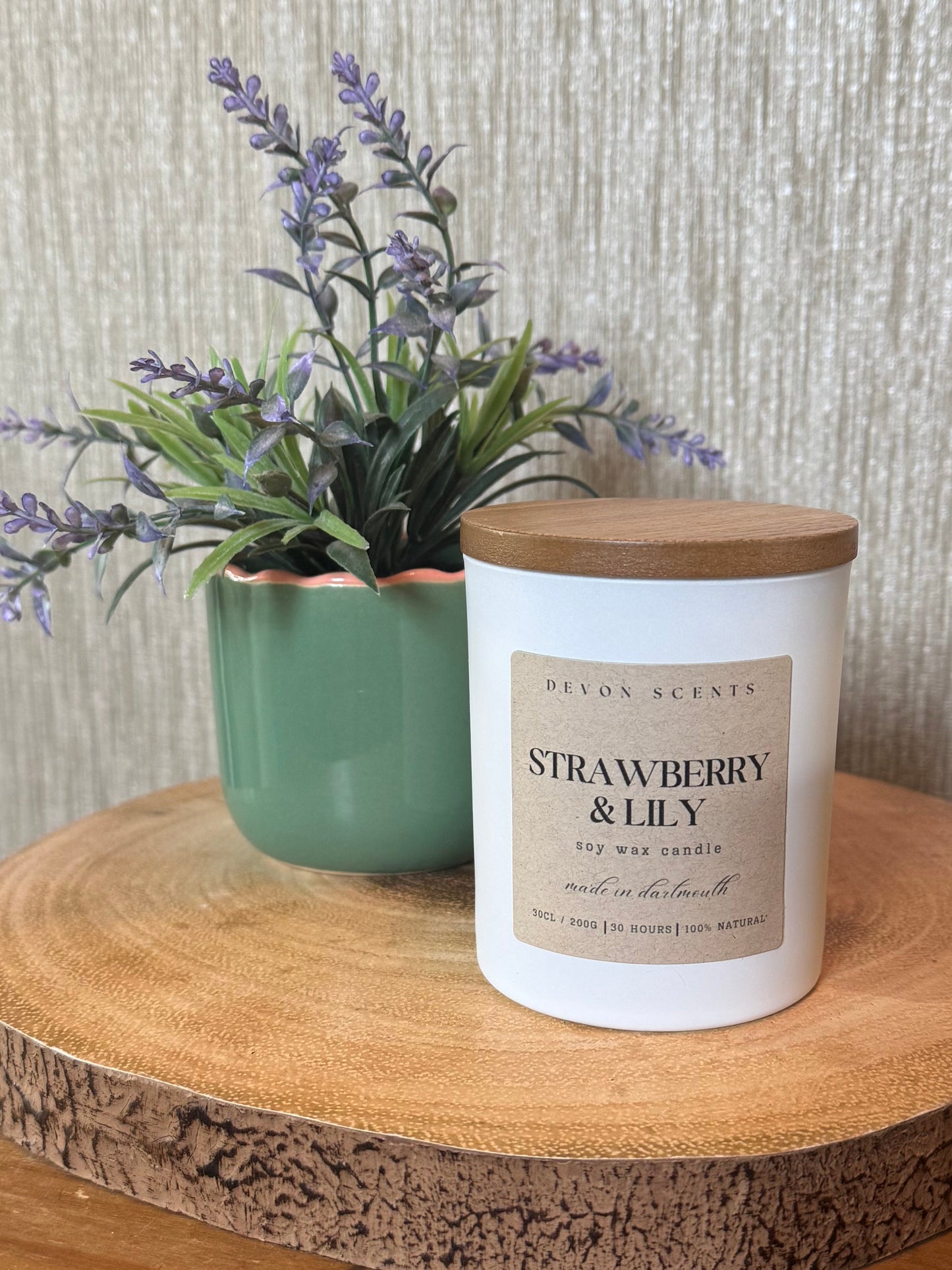 30cl Strawberry & Lily Candle