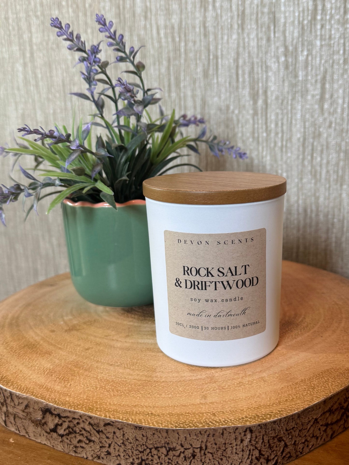 30cl Rock Salt & Driftwood Candle