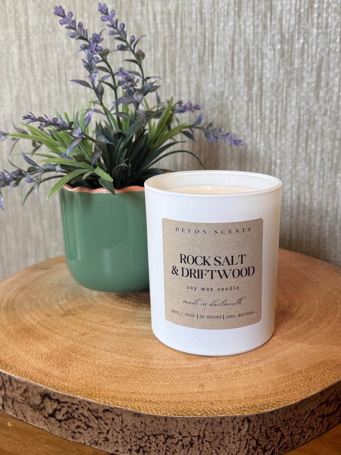 30cl Rock Salt & Driftwood Candle