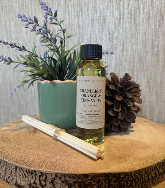 Cranberry, Orange & Cinnamon Diffuser Refill