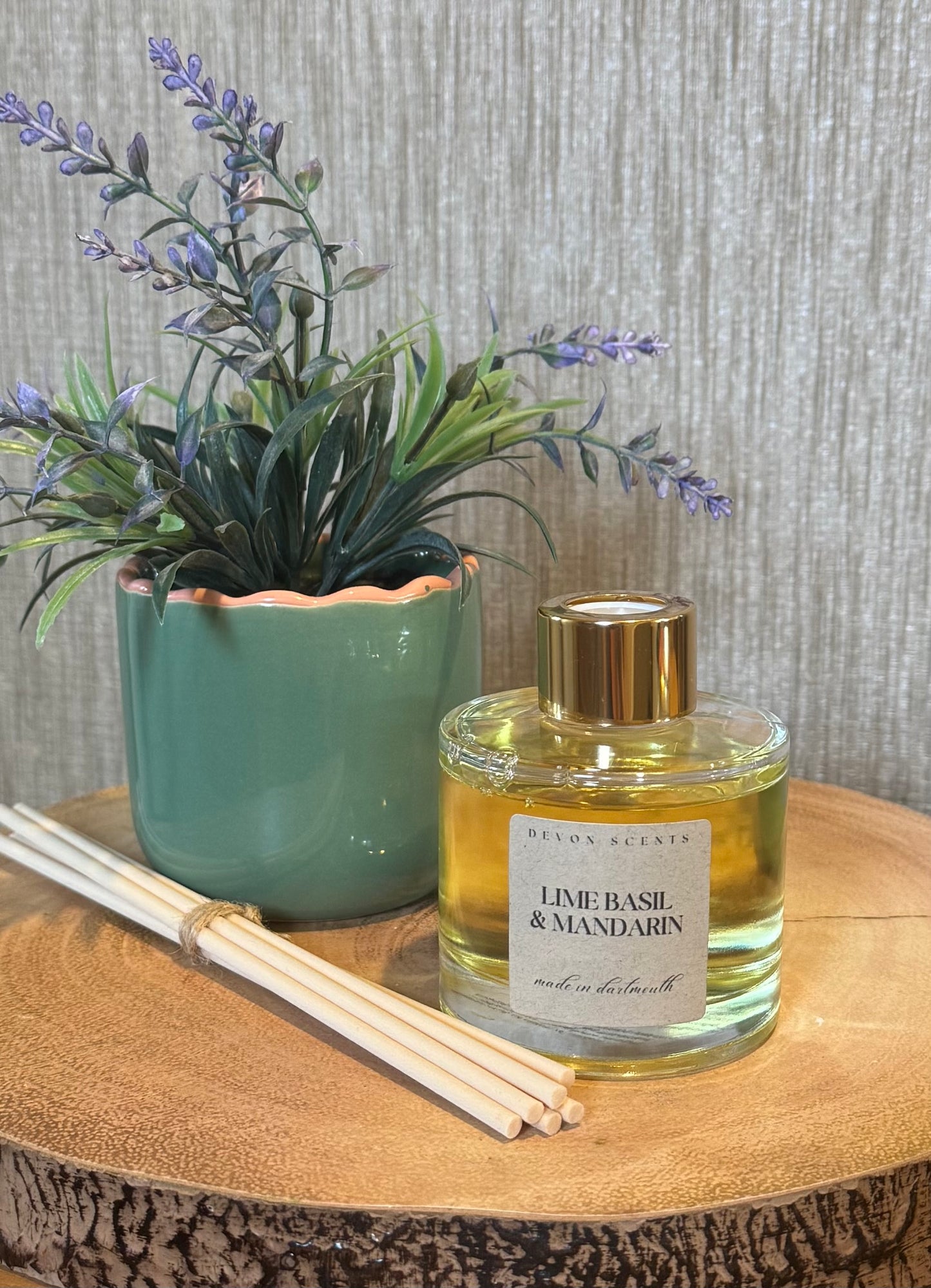 'Lime Basil & Mandarin' Reed Diffuser
