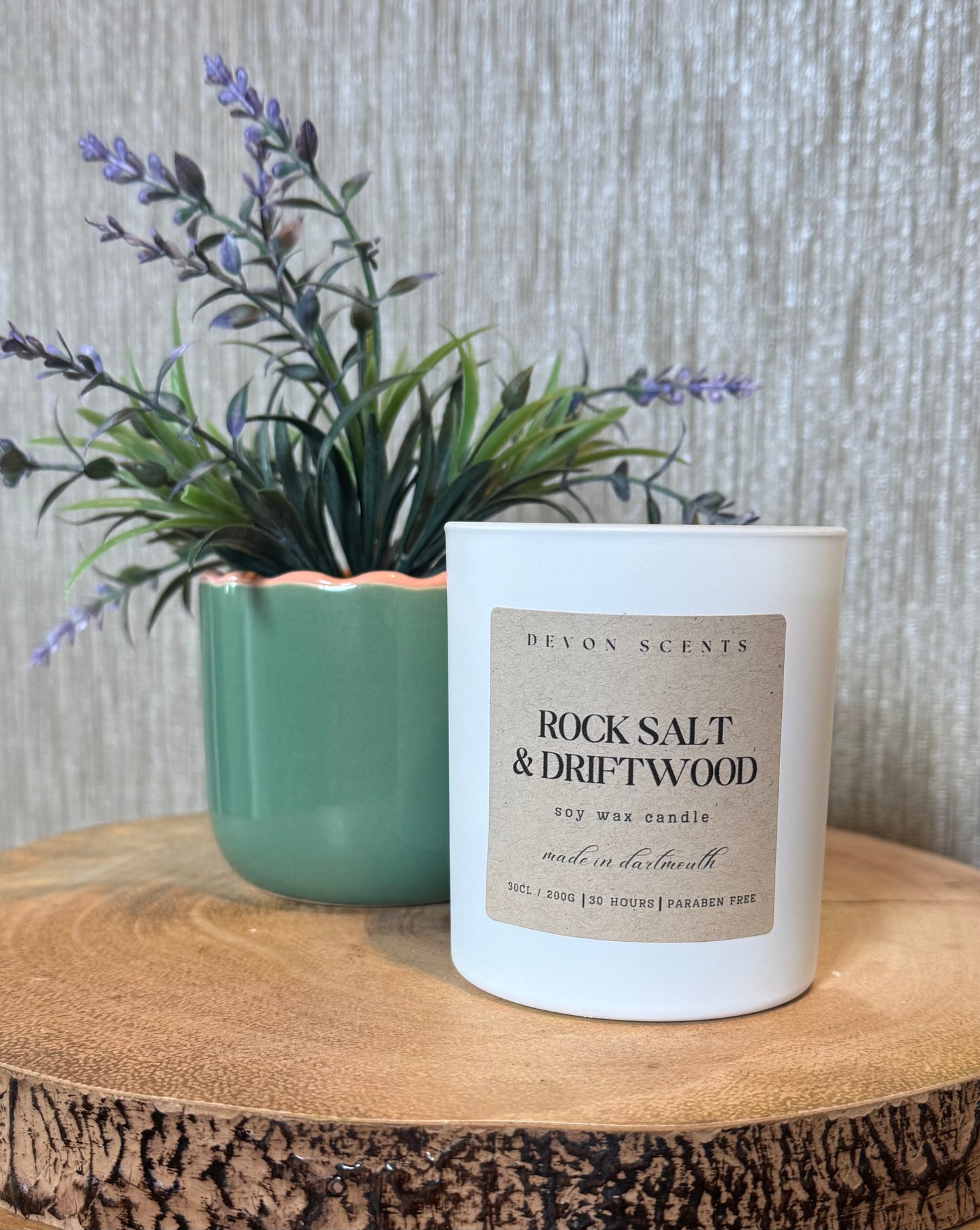 30cl Rock Salt & Driftwood Candle