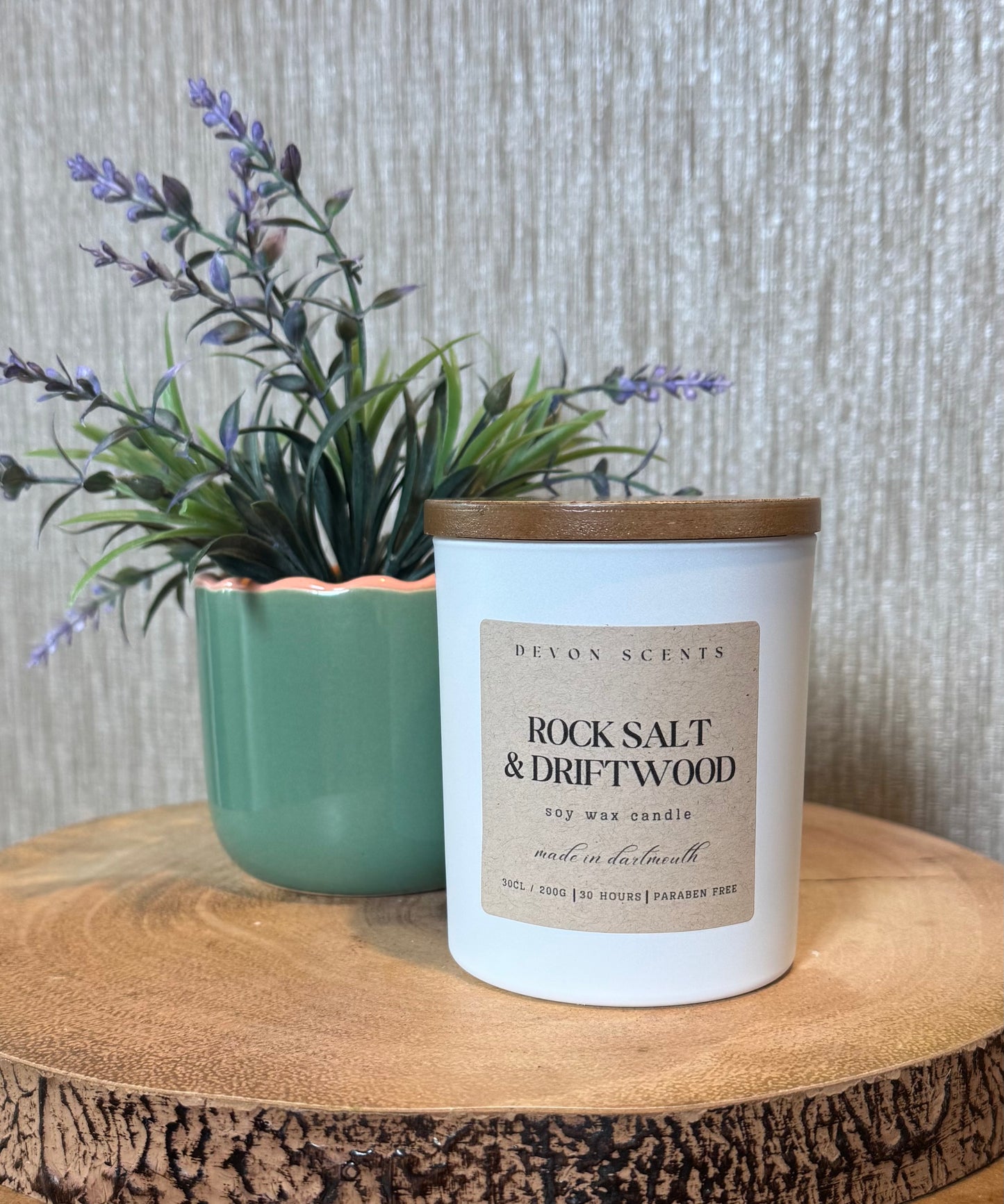 30cl Rock Salt & Driftwood Candle