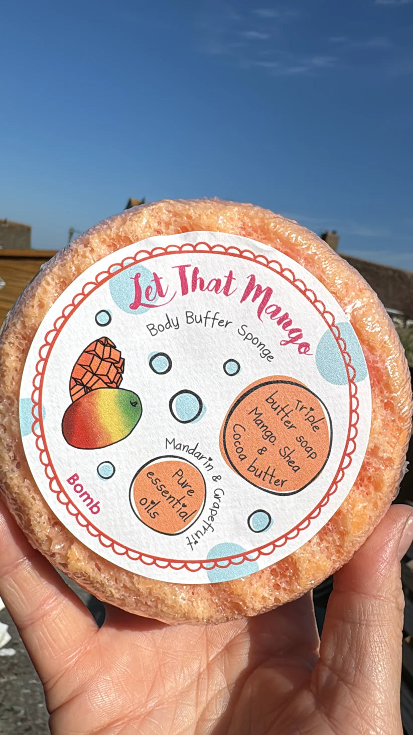 'Let that Mango' Body Buffer Sponge