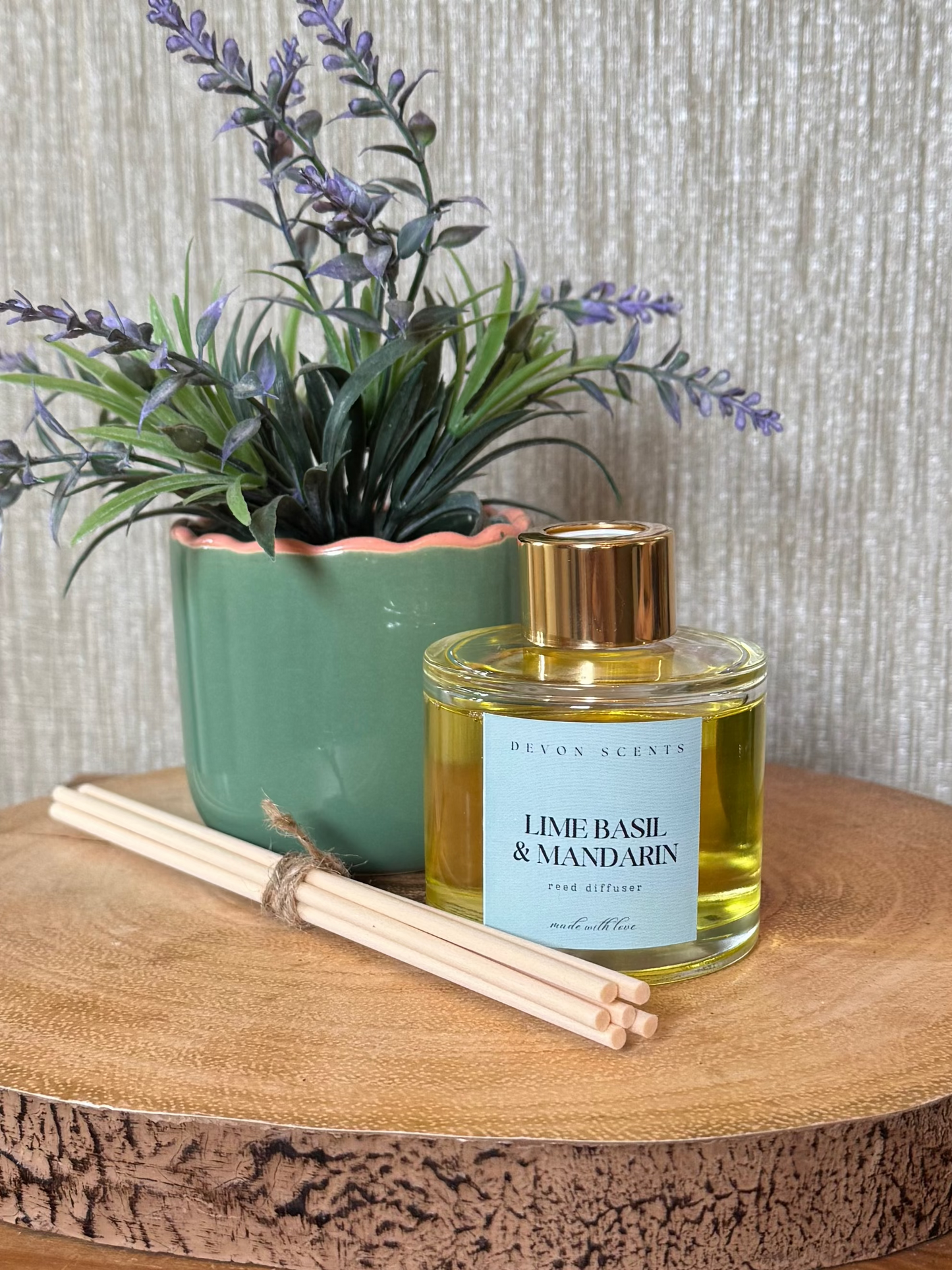 'Lime Basil & Mandarin' Reed Diffuser