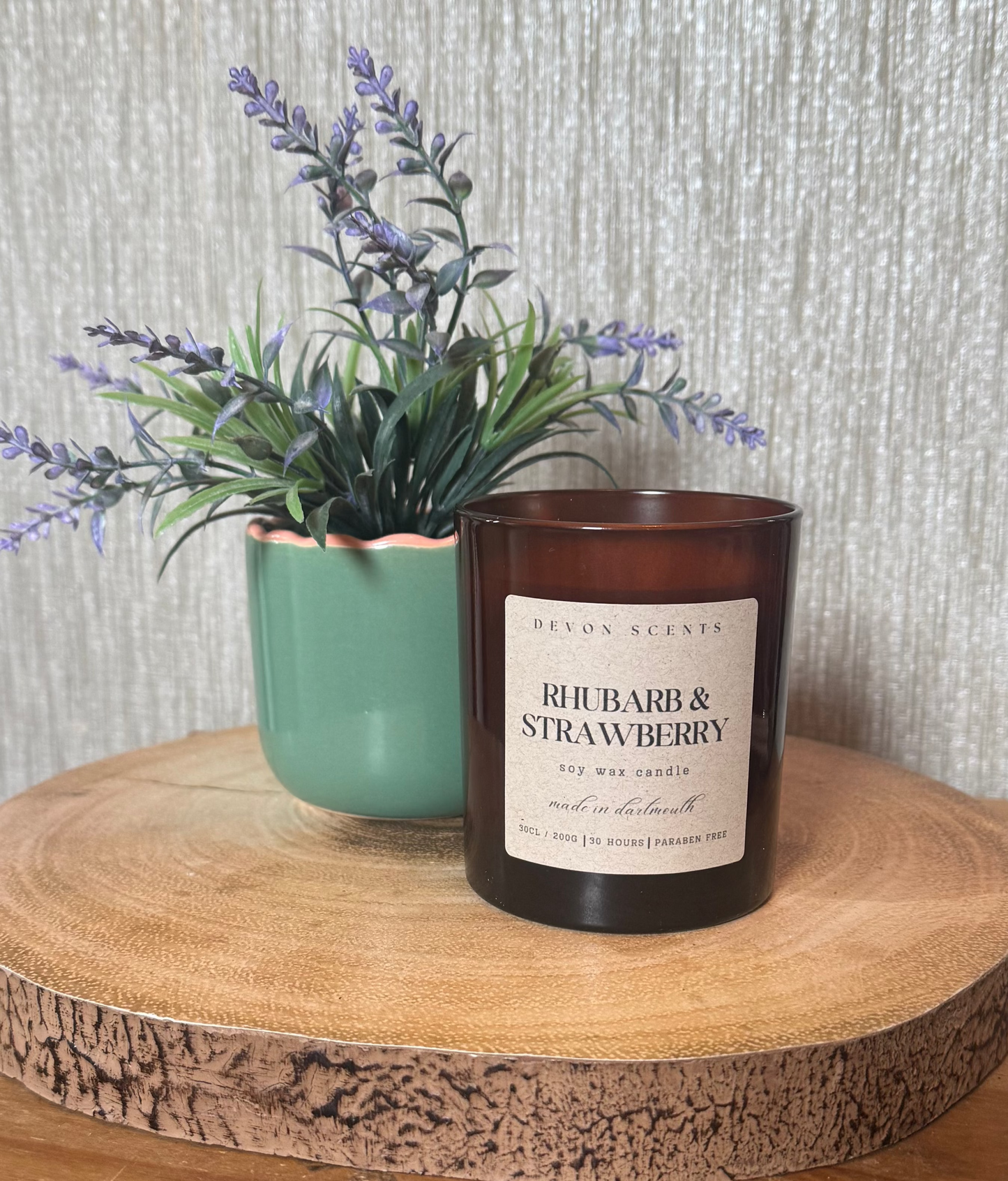 30cl Rhubarb & Strawberry Candle