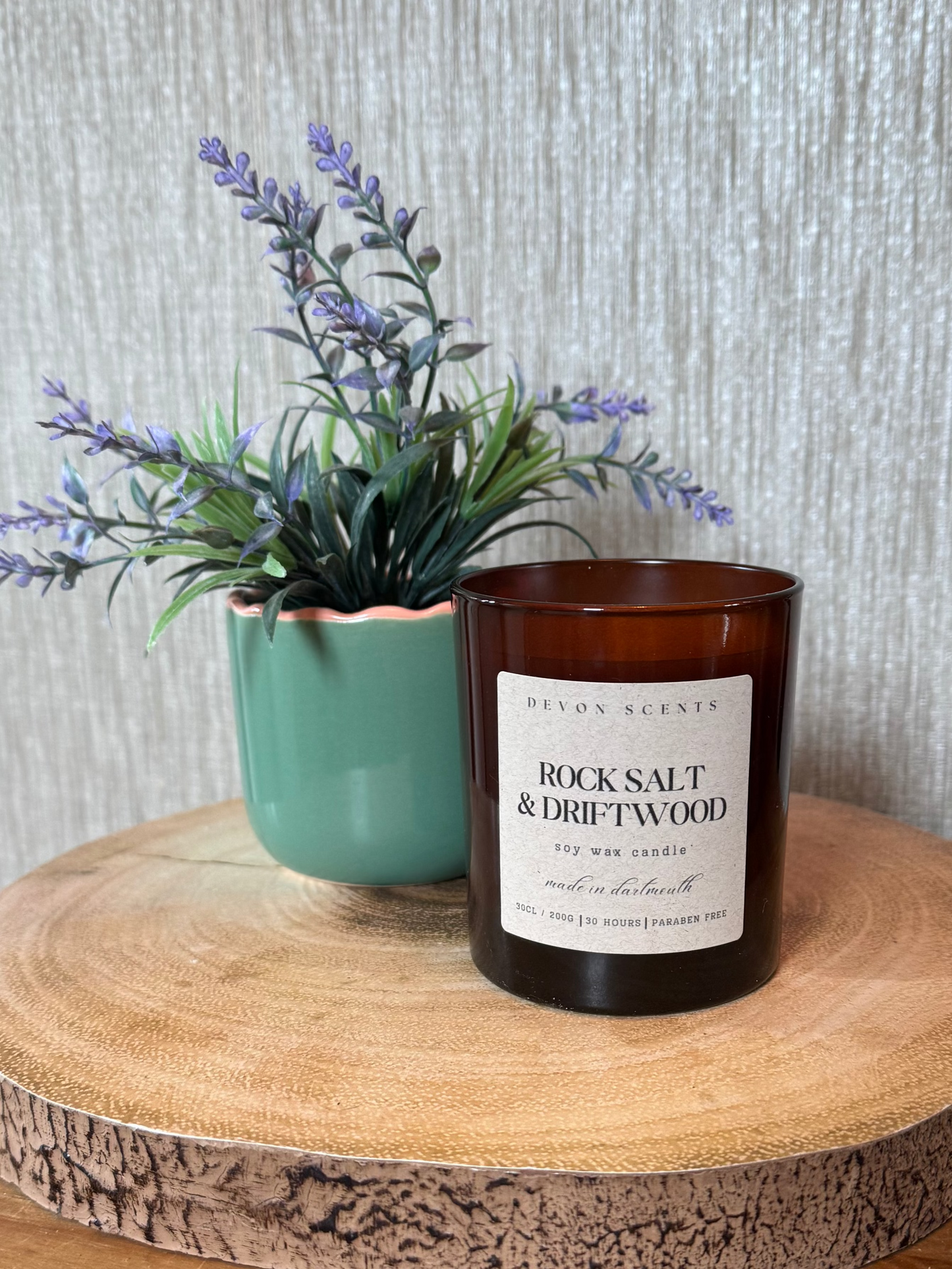 30cl Rock Salt & Driftwood Candle
