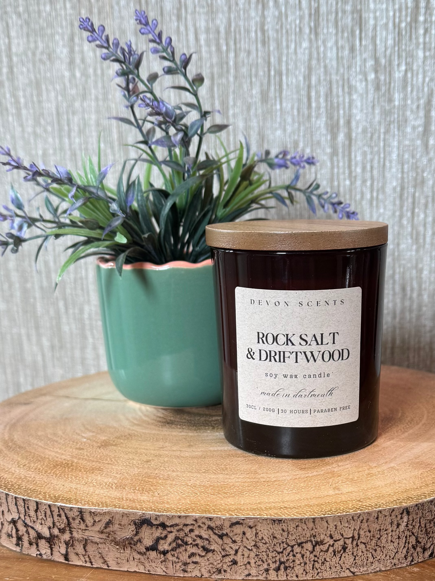 30cl Rock Salt & Driftwood Candle