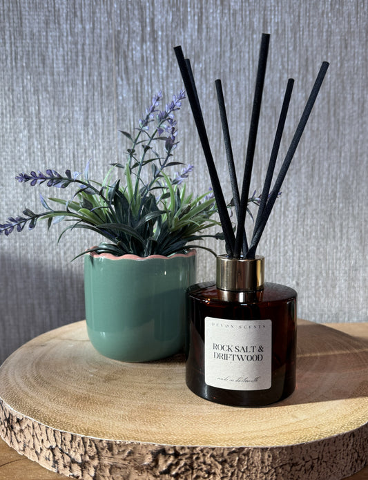 'Rock Salt & Driftwood' Amber Reed Diffuser