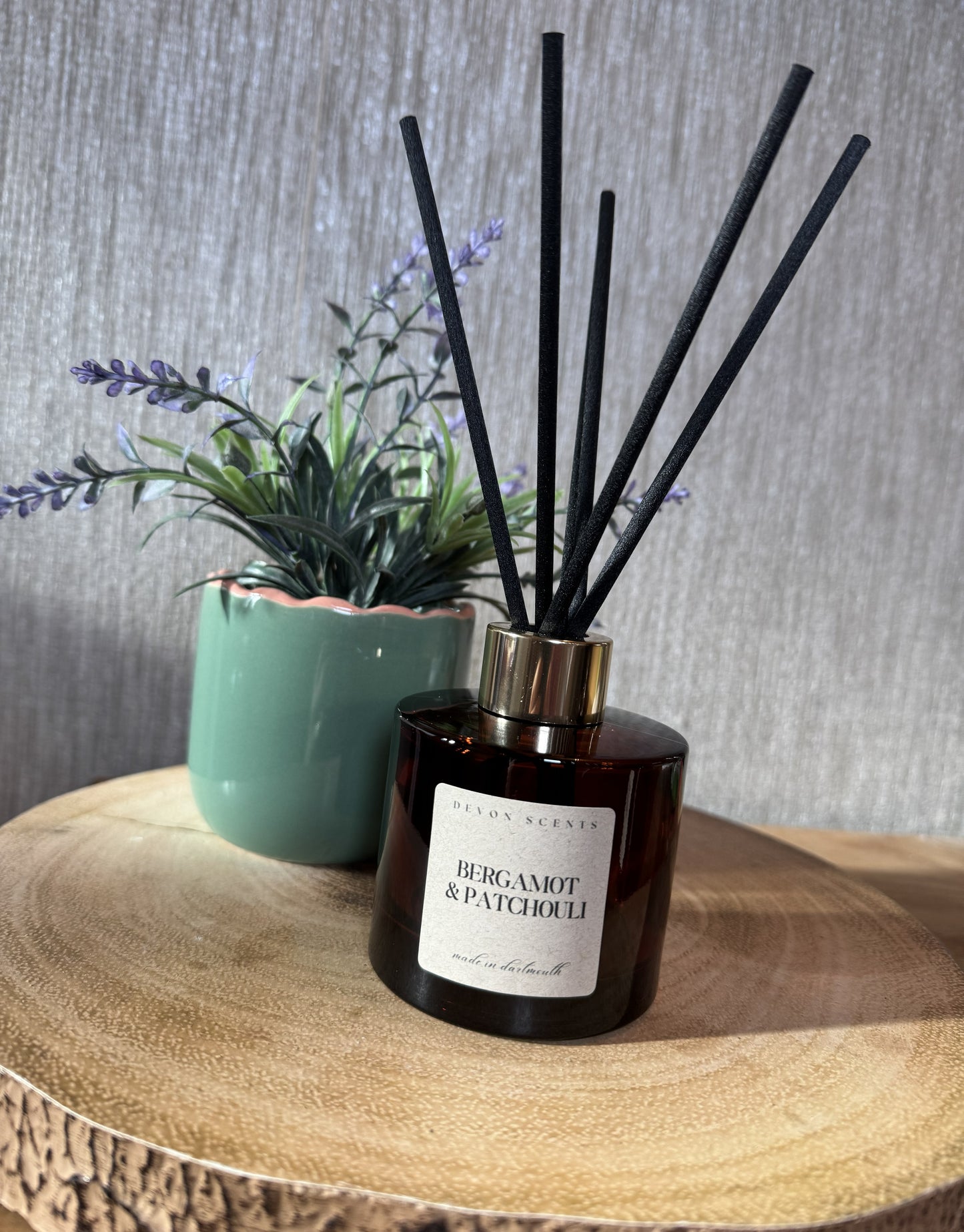 'Bergamot & Patchouli' Amber Reed Diffuser